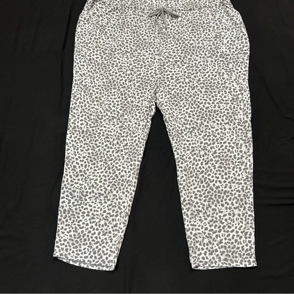 Torrid Sleep Micro Modal Terry Leopard Grey Jumpsuit - 5X - Picture 3 of 10